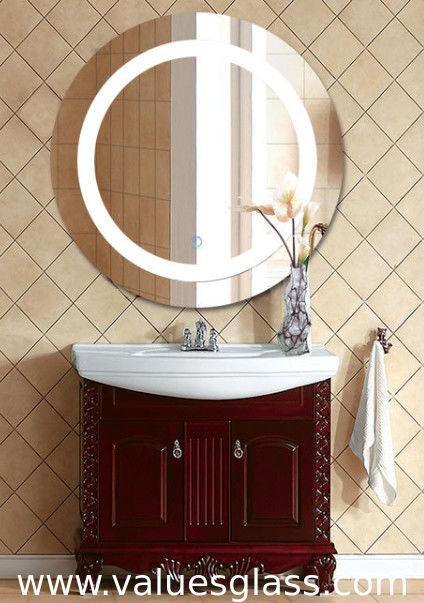 Anti Korozyon Fonksiyonu ile Yuvarlak Şekilli LED Banyo Aynaları Moda Görünüm
