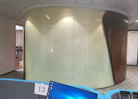 Meeting Room AC48V Curved Blackout Lcd Switchable Smart Glass